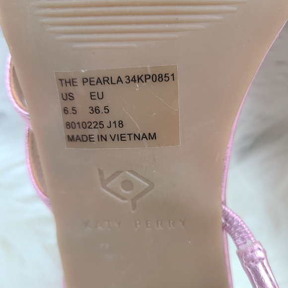 Katy Metallic Strappy Perry Sandals - Picture 8 of 9